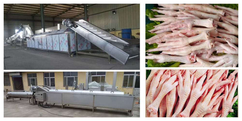 Chicken Feet Peeling Production Line