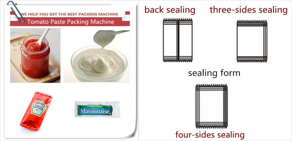 tomato ketchup packing machine application