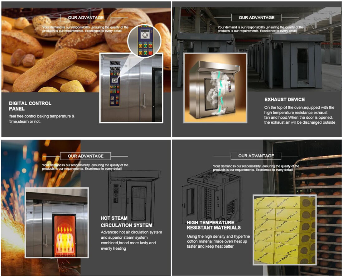 Hot Air CirculationBread Oven Features