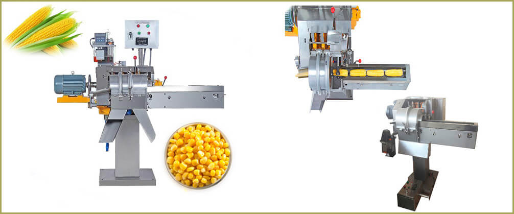 sweet corn shelling machine