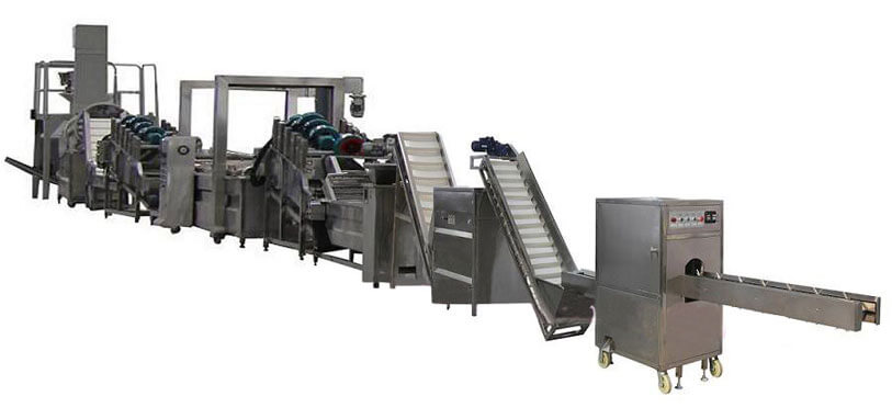 fried onions processing line
