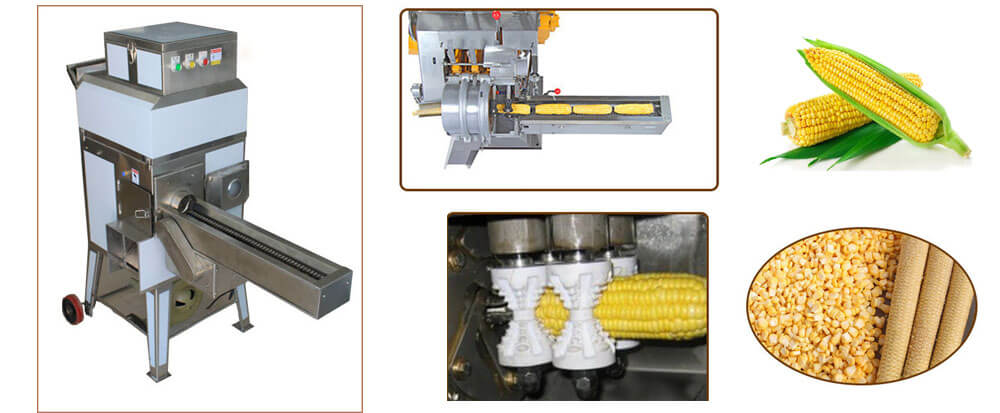 sweet corn threshing machine