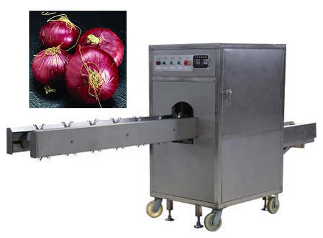 onion root cutting machine