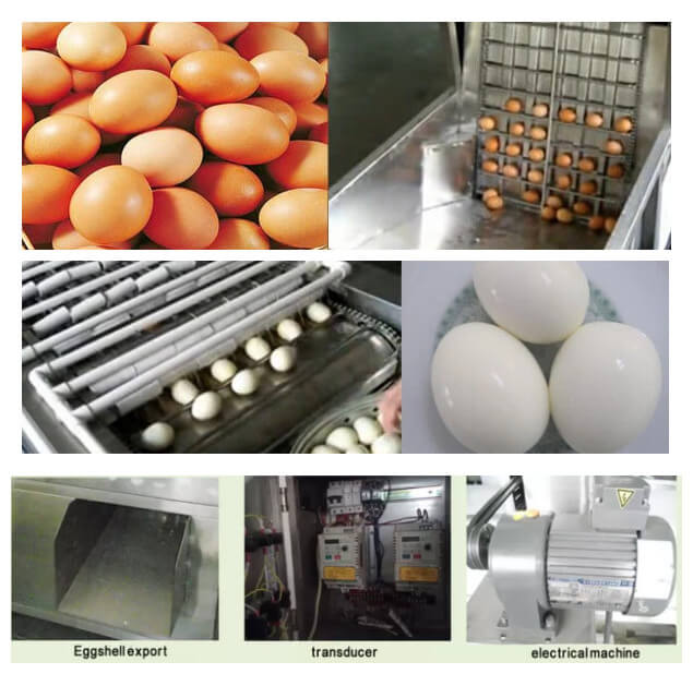 how does chicken egg peeling machine work and its detals part