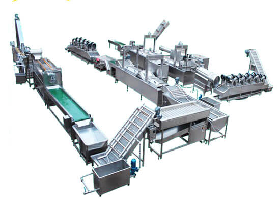 frozen french fries potato production line plant