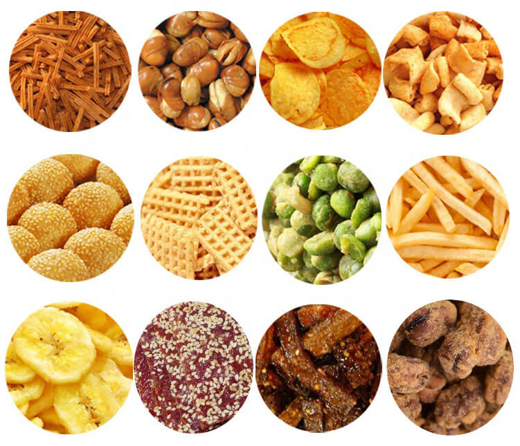 application of potato chips flavoring mixer machine