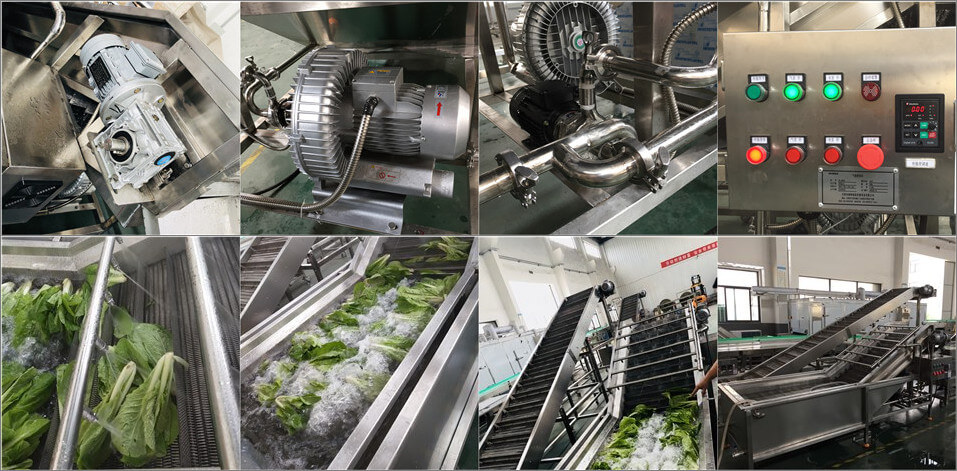 water bubble vegetable washing machine details show