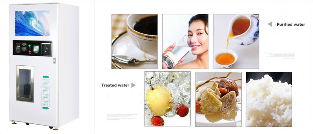 pure drinking water vending machine