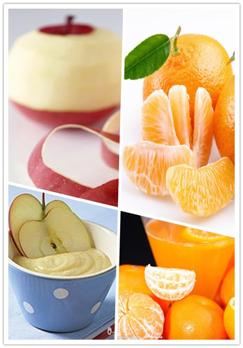 the fruit product process by amisy apple peeling machine