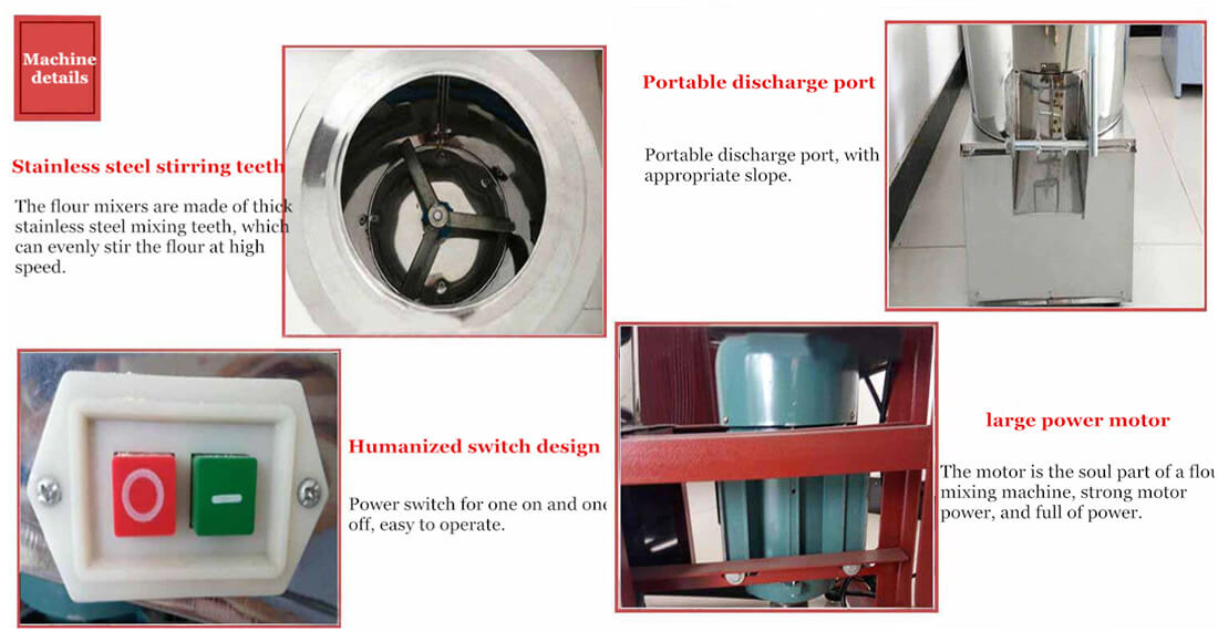 Flour Mixing Machine Features