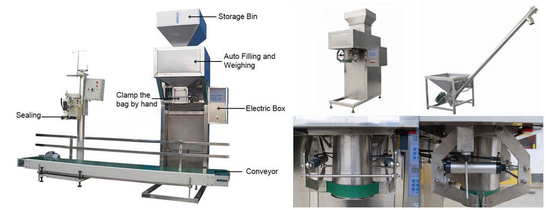 Main Machines in the Granule Food Bagging Units