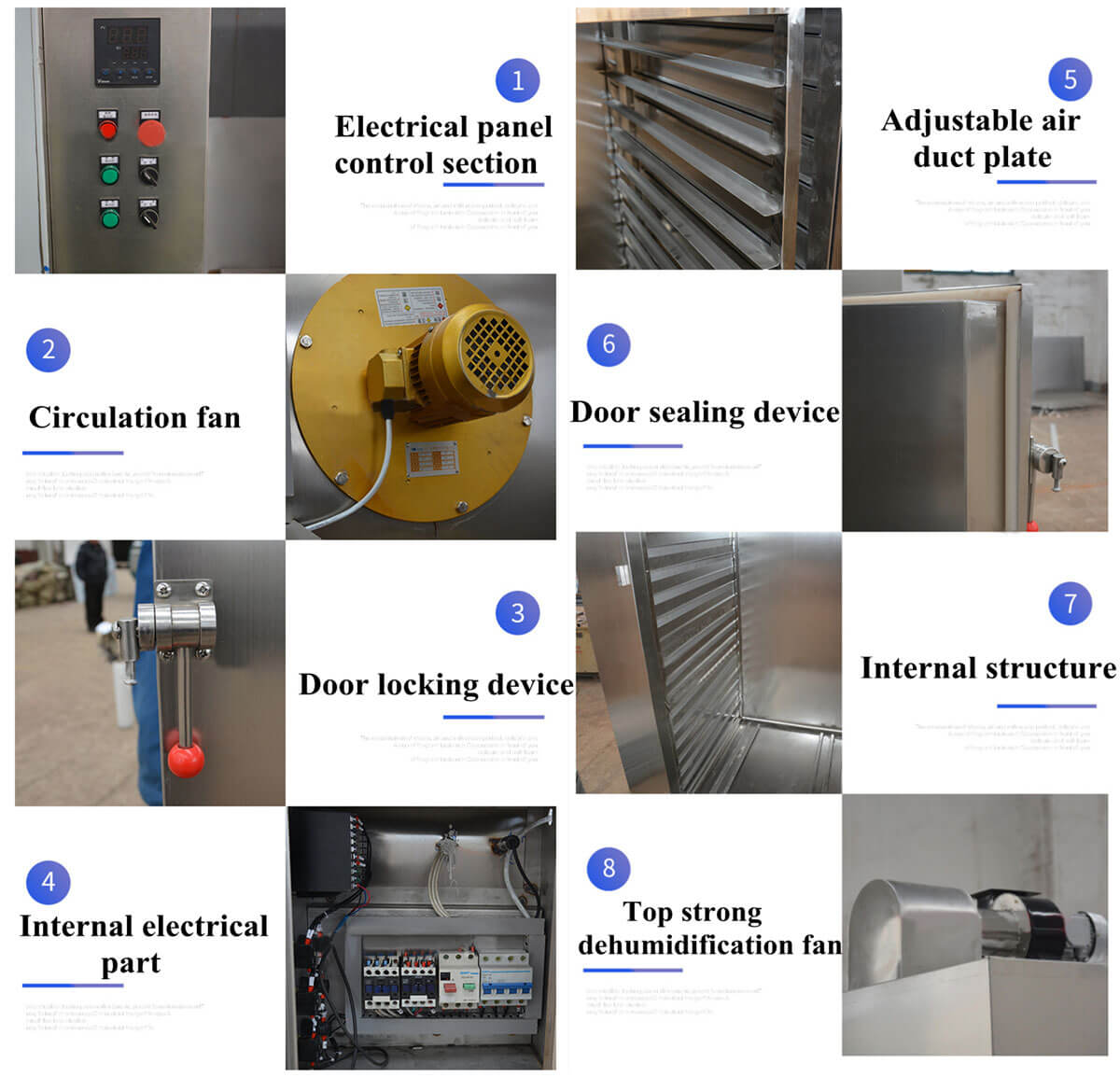 why choose our drying machine for drying seafood, fishes, etc