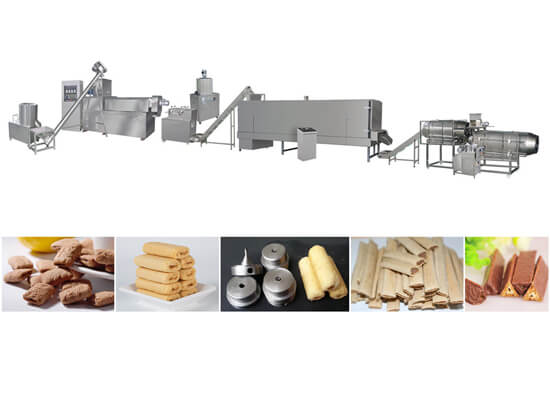 core filled snack production line
