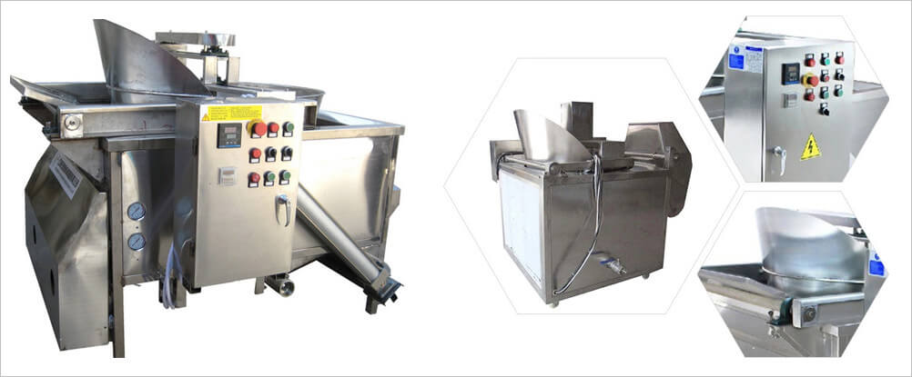 electric gas frying machine