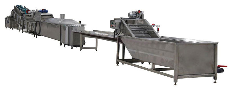Clean vegetable processing line