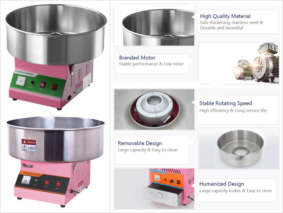 commercial candy floss machine