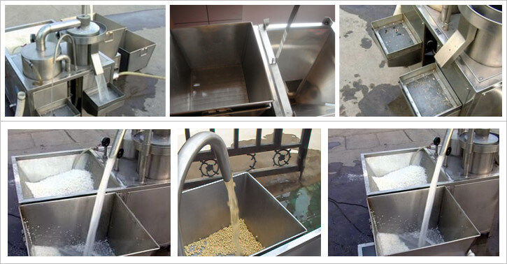 rice cleaning machine application