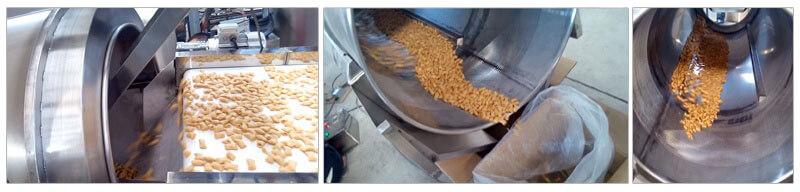 flavoring process of Rotary seasoning drum for potato chips