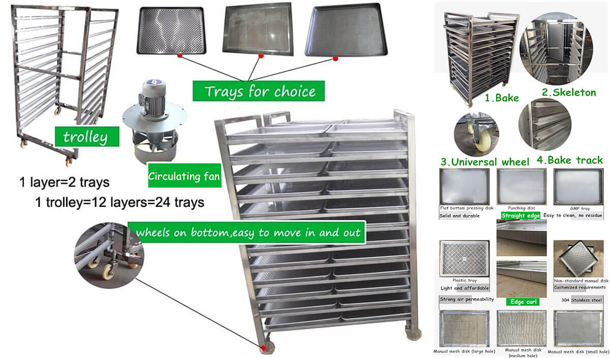 Main Parts ftuit drying machine commercial
